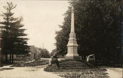 Soldiers Monument Byron, IL Postcard Postcard Postcard