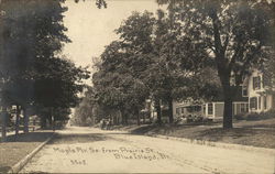 Maple Avenue South from Prairie Street Blue Island, IL Postcard Postcard Postcard