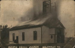 German Reform Church Baileyville, IL Postcard Postcard Postcard