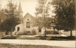 First Congregational Church Benzonia, MI Postcard Postcard 