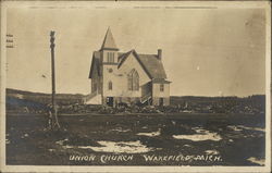 Union Church Wakefield, MI Postcard Postcard Postcard