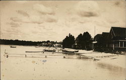 View of Cabins and Bathing Beach Silver Lake, NH Postcard Postcard Postcard