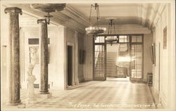 The Institute - The Foyer Manchester, NH Postcard Postcard Postcard