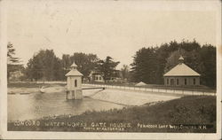 Concord Water-Works Gate Houses, Penacook Lake West Concord, NH Postcard Postcard Postcard