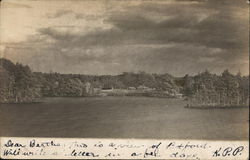 View of the River at Boxford Postcard