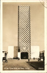 Polish Building and Tower, New York World's Fair 1939 NY World's Fair Postcard Postcard Postcard