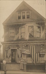 Bartlet House During Holiday Celebration Jersey City, NJ Postcard Postcard Postcard