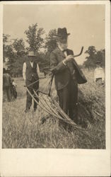 Threshing the Fields with scythe Threshing the Fields with scythe