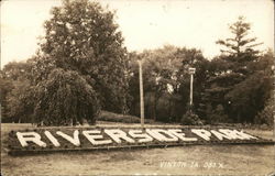 Riverside Park Vinton, IA Postcard Postcard Postcard