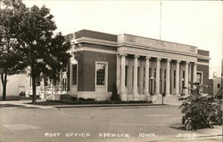 Post Office Spencer, IA Postcard Postcard Postcard