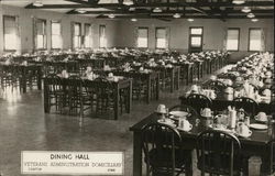 Veterans Administration Domiciliary - Dining Hall Postcard
