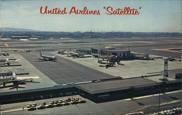 United Airlines Satellite Los Angeles International Airport California