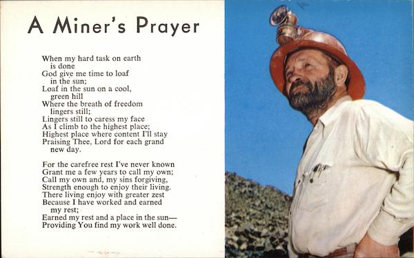 A Miner's Prayer Mining