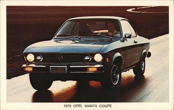 1975 Opel Manta Coupe Cars