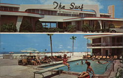 On the Gulf of Mexico The Surf of Treasure Island St. Petersburg, FL Postcard Postcard Postcard