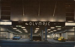 Olympic Hotel Drive-in Entrance Seattle, WA Postcard Postcard Postcard