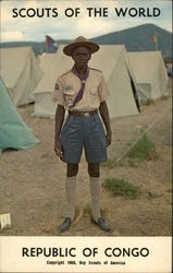 Scouts of the World, Republic of Congo Postcard
