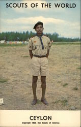 Scouts of the World, Ceylon Postcard
