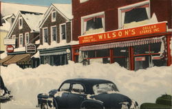 Wilson's Dollar Stores - Blizzard of Feb. 18, 19, 1952 Winthrop, ME Postcard Postcard Postcard