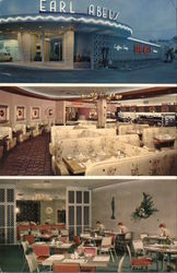 Earl Abel's 24 Hour Restaurant Postcard