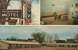 Meadowbrook Motel Postcard