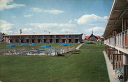 Howard Johnson's Motor Lodge Flint, MI Postcard Postcard Postcard