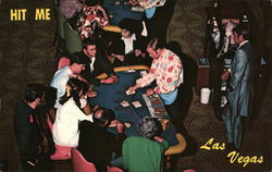 Hit Me - Blackjack 21 - Circus Circus Postcard