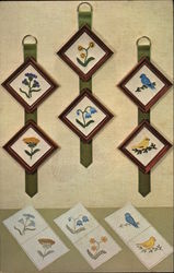 Crewel Creations - Floral #1 (center) Postcard