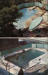 Glass Crete - have a swimming pool in summer and a skate rink in winter. Postcard