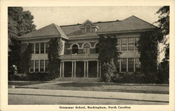 Grammar School Rockingham, NC Postcard Postcard Postcard