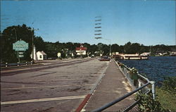 Naples Causeway on Route 302, Sebago Long Lake Maine Postcard Postcard Postcard