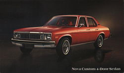 Nova Custom 4-Door Sedan Postcard