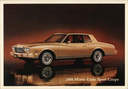 1980 Chevrolet Monte Carlo Sport Coupe Postcard