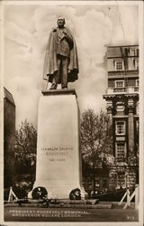 President Roosevelt Memorial London, England Postcard Postcard Postcard