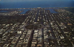 Aerial View Hollywood, FL Postcard Postcard Postcard