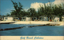 Gulf Beach Cabanas St. Petersburg, FL Postcard Postcard Postcard
