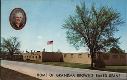 Home of Grandma Brown's Baked Beans Postcard