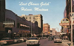 Last Chance Gulch Helena, MT Postcard Postcard Postcard