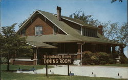 Hospitality House Dining Room Postcard