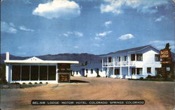 Bel-Air Lodge Motor Hotel Colorado Springs, CO Postcard Postcard Postcard