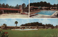 Gold House Motor Lodge - Gold House Restaurant Postcard