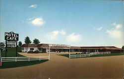 U.S. 36 Motel and Cafe Postcard