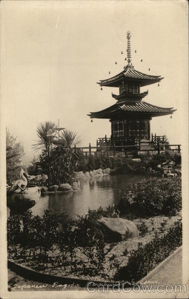 Japanese Pagoda, Berheimer Gardens Hollywood California