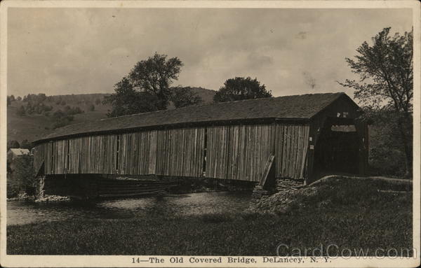 Old Covered Bridge DeLancey New York