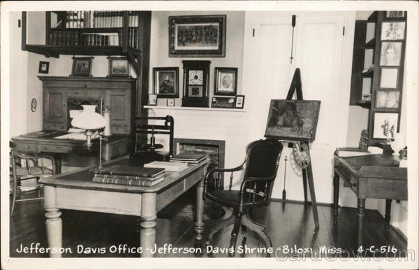 Jefferson Davis Office Biloxi Mississippi