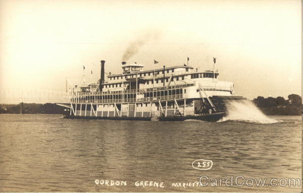 Gordon Green River Boat Marietta Ohio