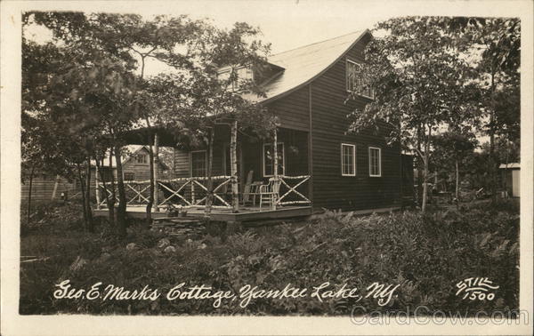 Geo. E. Marks Cottage Yankee Lake New York