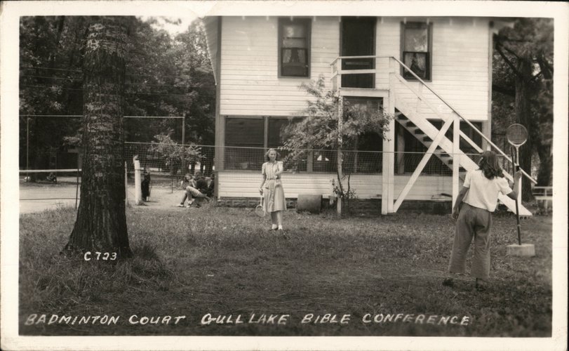Badminton Court - Gull Lake Bible Conference Hickory Corners Michigan