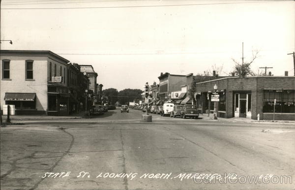 State Street Looking North Marengo Illinois