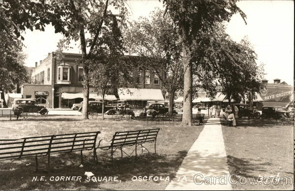 Northeast Corner of Town Square Osceola Iowa